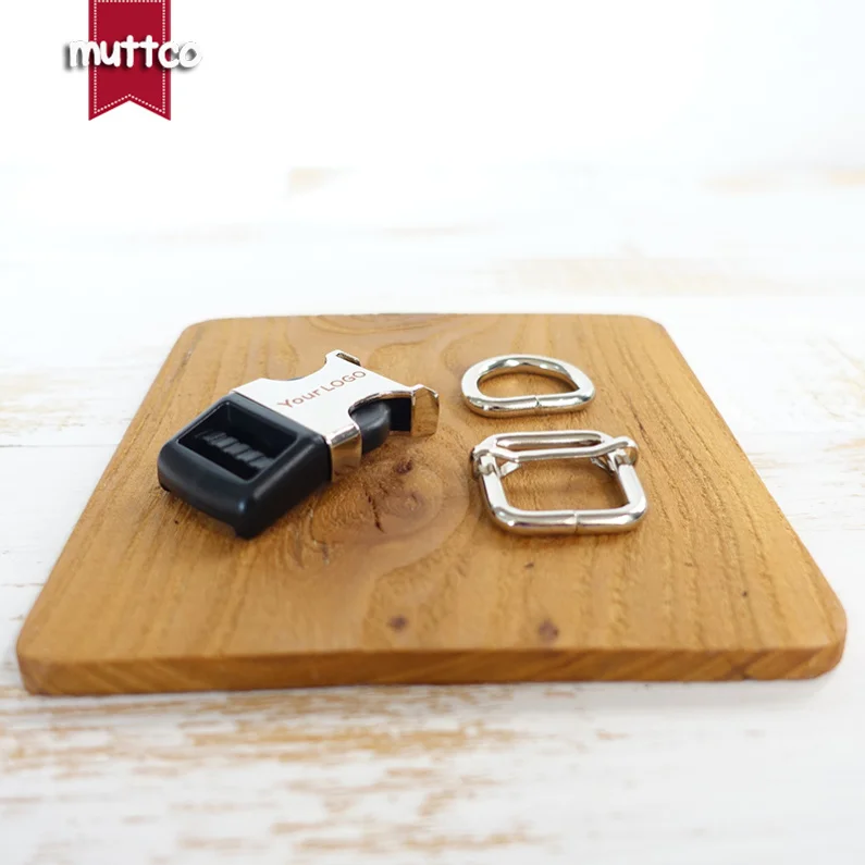 10 шт./лот (металлическая пряжка + Регулировка пряжки D кольцо) 20 мм diy собака