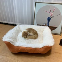 cat beds house soft long plush best pet dog bed for dogs basket pet products cushion cat bed cat mat animals sleeping sofa