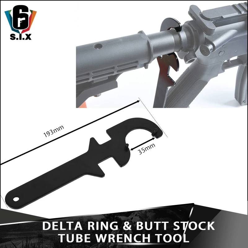 Airsoft Delta Ring &amp Butt Stock Tube Wrench Tool | Спорт и развлечения
