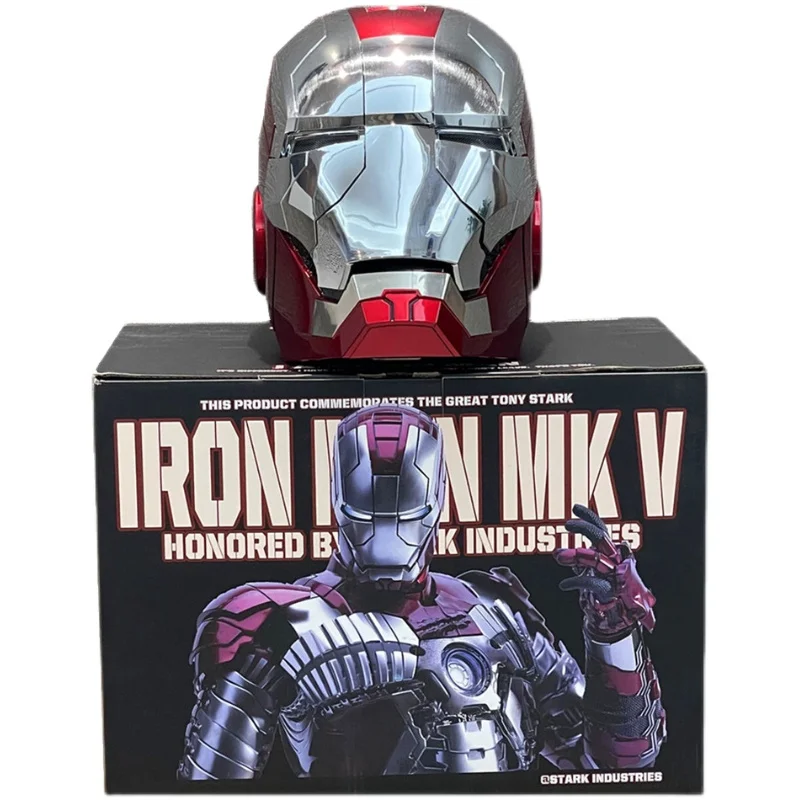 Фигурка шлема Marvel Мстители MK5 Mark 5 1/1 для косплея Железный человек 2 фигурка аниме