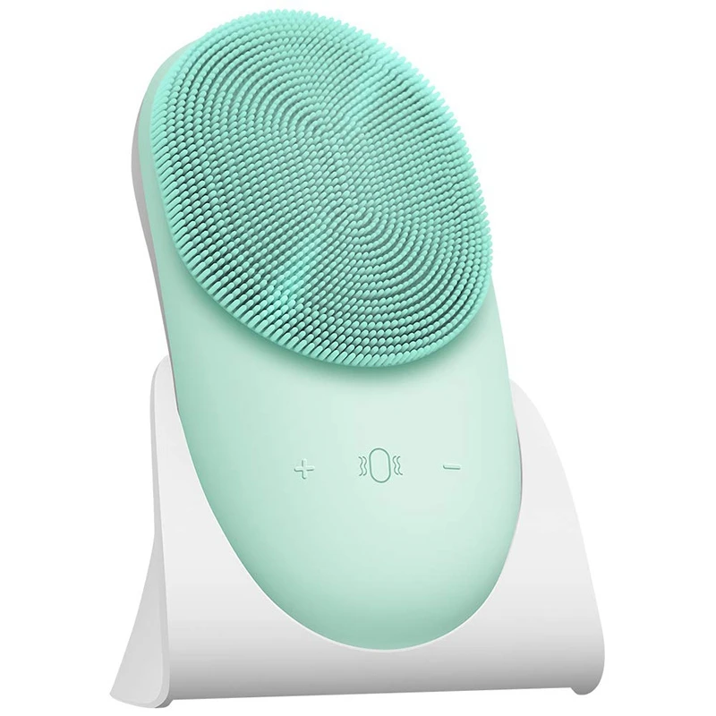 

3 in 1 Sonic Facial Cleansing Brush, USB Rechargeable Face Scrubber Brush for Deep Cleansing, Exfoliating