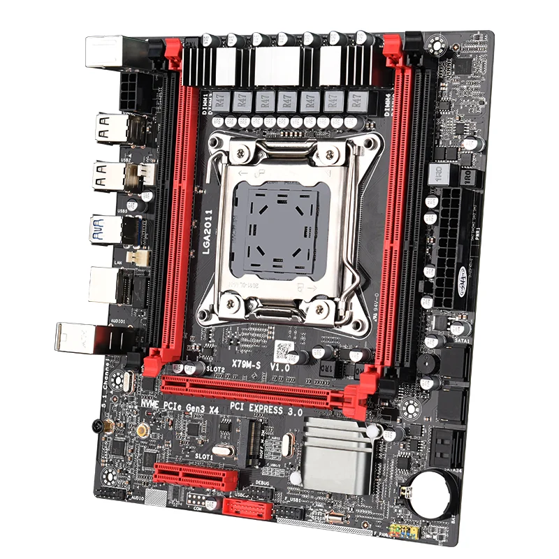 Billig JINGSHA X79 Motherboard Xeon E5 2650v2 LGA 2011 4Pcs X 8GB = 32GB 1600 DDR3 ECC REG Speicher Usb3.0 Sata 3,0