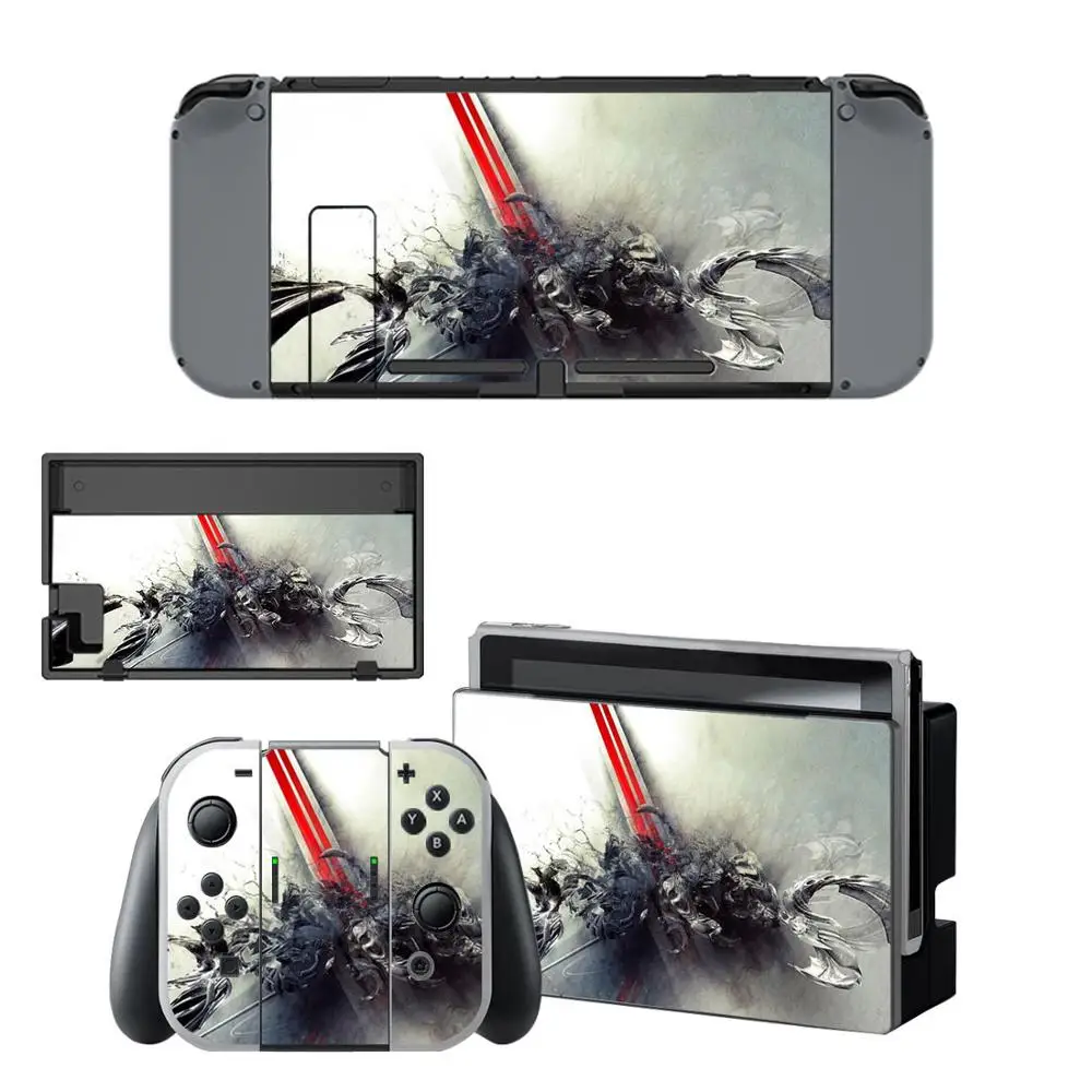 Водонепроницаемые лицевые панели виниловые наклейки для Nintendo Switch (консоль & Joy con