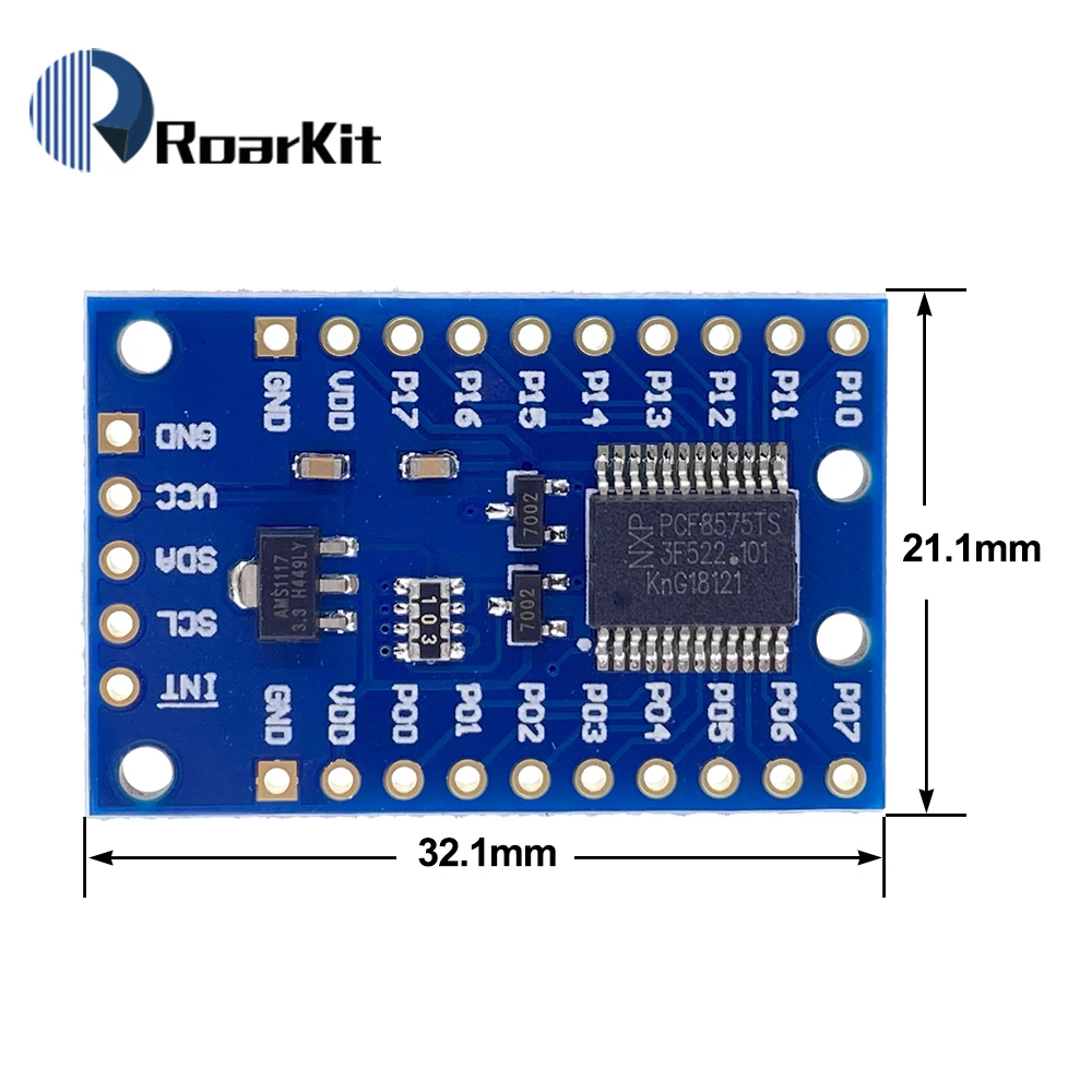 PCF8575 Module Expansion IO port Expander board DC 2.5-5.5V I2C communication control 16 ports For Arduino | Электронные