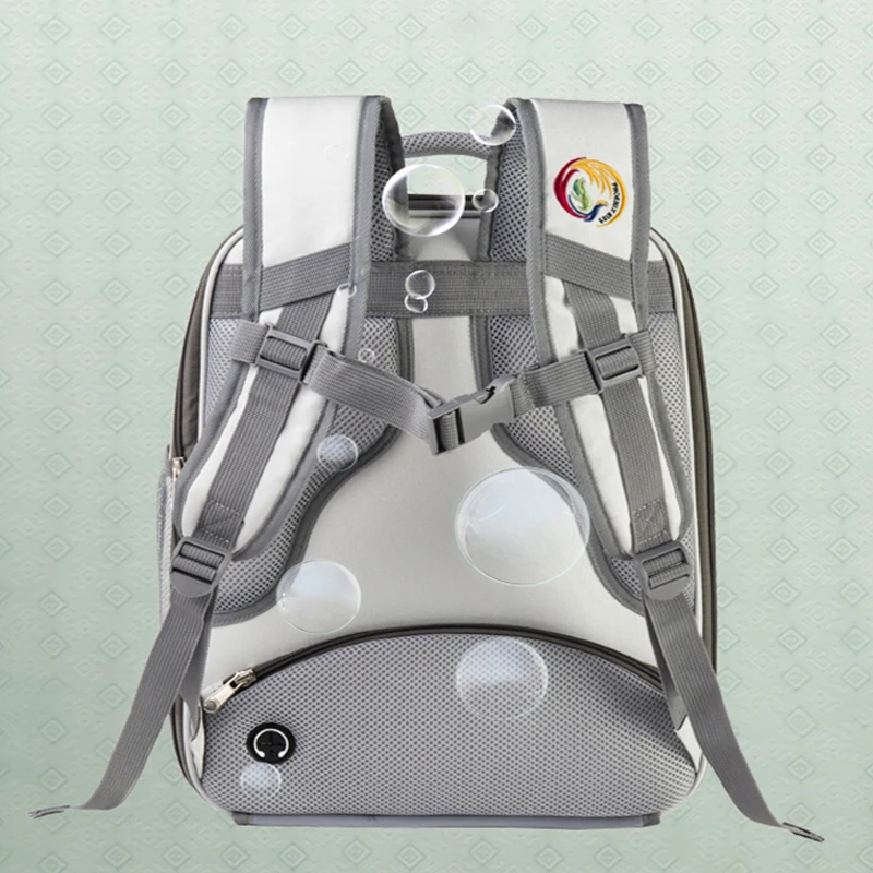 Масштабируемый рюкзак для кошек и собак портативный из ткани Оксфорд дышащая