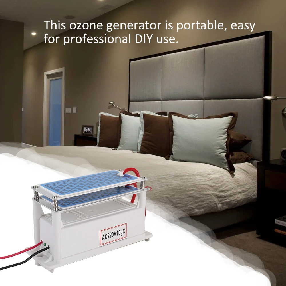 Ozonator Ozone Generator Water Purifier Portable 10g /h Ceramic Double Integrated Plate Ozonizer Air For Home Factory | Инструменты