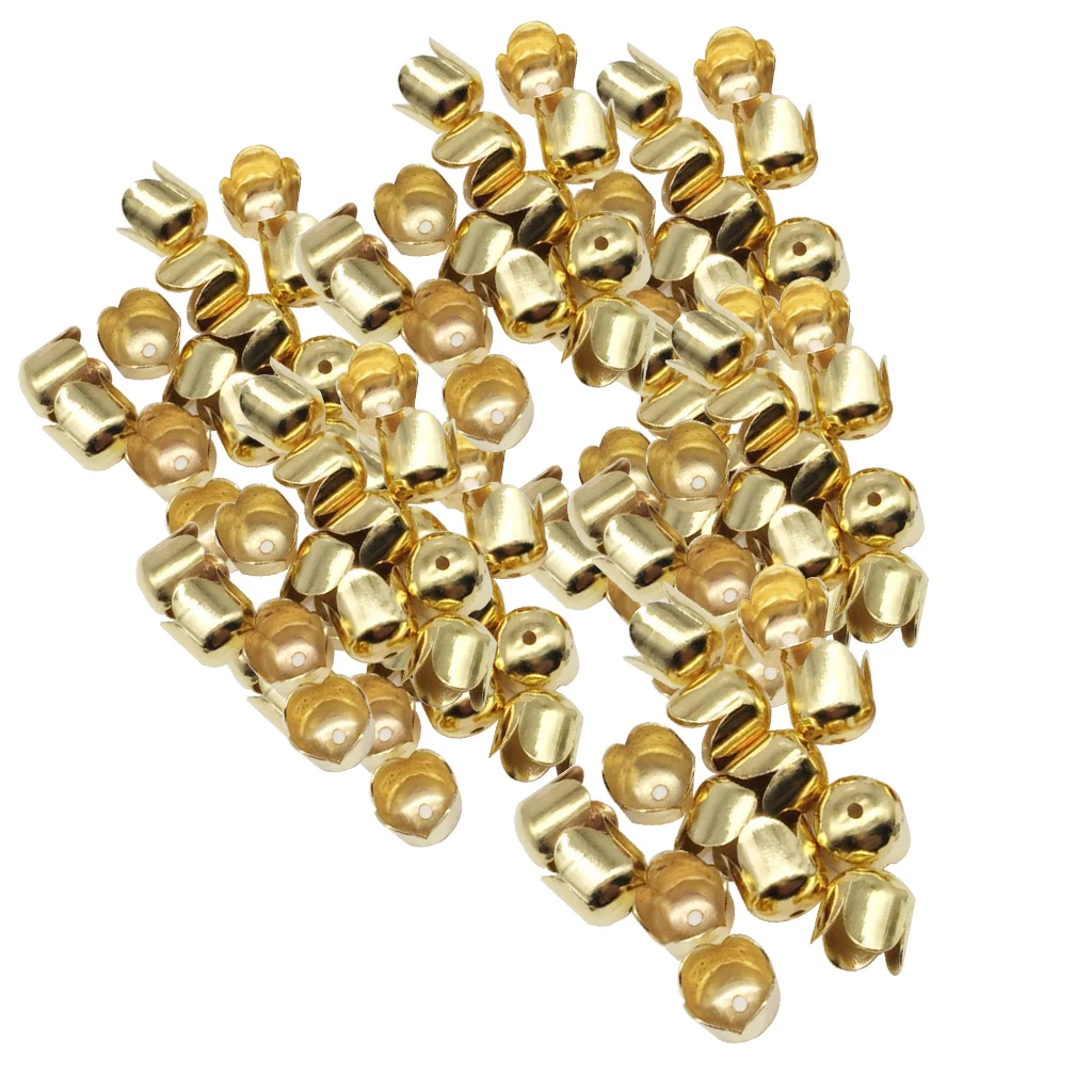 100 шт. кожаных наконечников для шнура колпачки кисточек чехлы самодельных