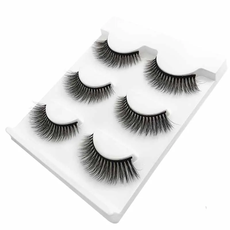 3d 5 пар натуральных накладных ресниц толстый макияж настоящие накладные ресницы