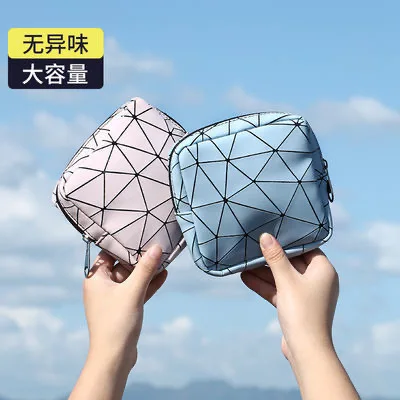 

High Quality Cute Sanitary napkin storage bag portable storage bag (desert rose)