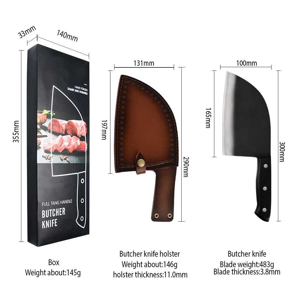 Нож для мясника из высокоуглеродистой стали Qing острый нож шеф-повара нарезки