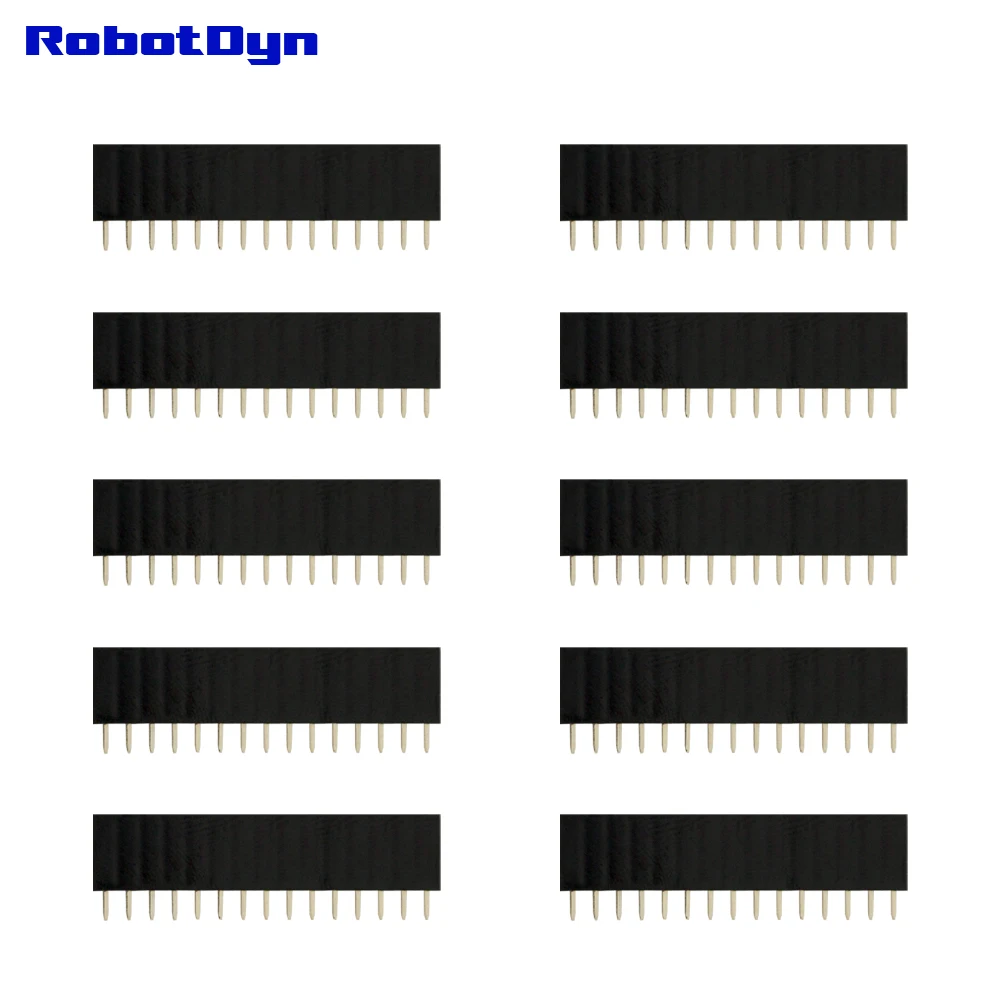 10pcs 1x15Female pin RobotDyn NANO V3 ATmega328, CH340, Micro USB, обновленная версия совместима с Arduino для DIY электронных - Цвет: 10pcs 1x15Female pin