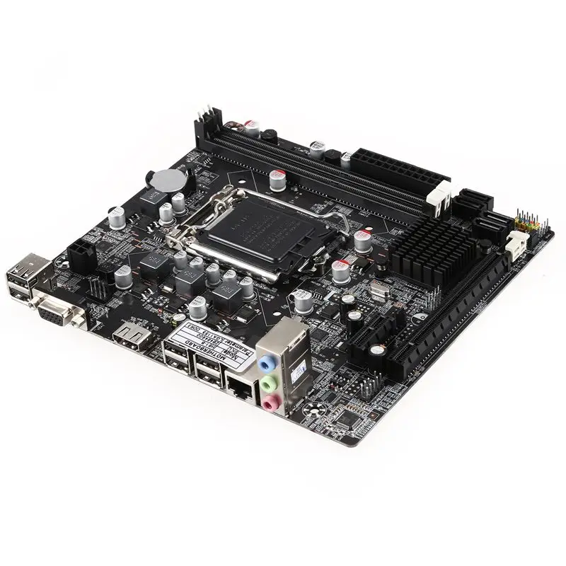 Jia Huayu Профессиональный H61 настольный компьютер Материнская плата LGA 1155 Pin cpu интерфейс обновления USB2.0 DDR3 1600/1333/1066
