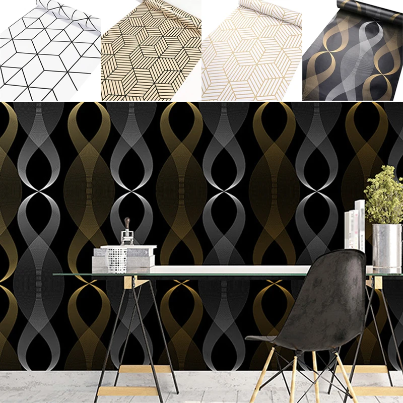 

1pcs thick waterproof and antifouling wallpaper three-dimensional geometric self-adhesive furniture renovation sticker wallpaper