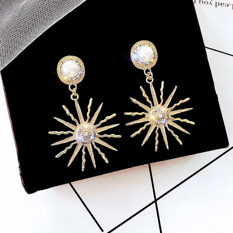 

2020 New Women's Earrings Fashion Elegant Metal Geometry Earrings For Women Accessories Bride's Wedding Part Jewelry Wholesale