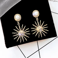 2020 new womens earrings fashion elegant metal geometry earrings for women accessories brides wedding part jewelry wholesale
