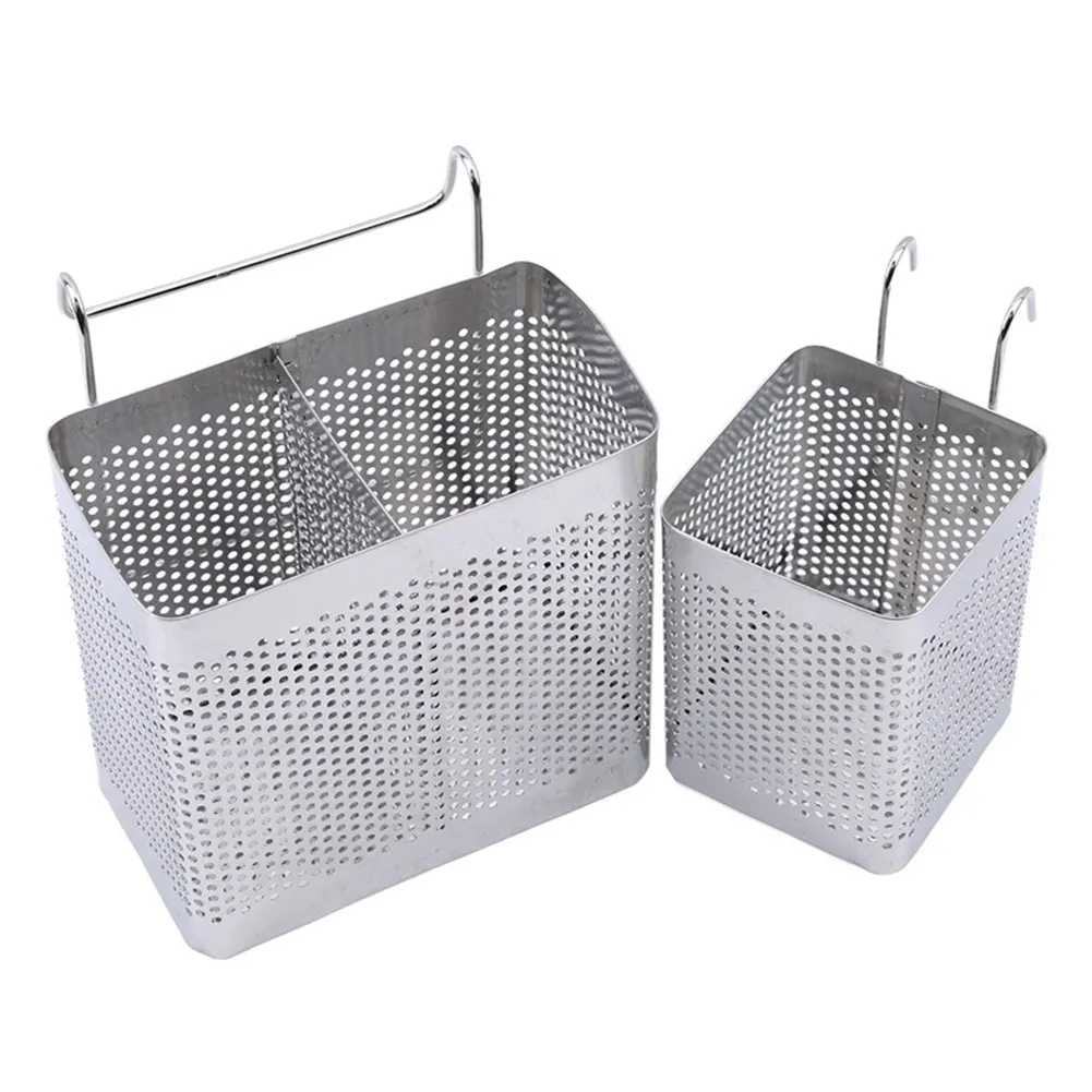 

1 Pcs Fork Chopsticks Storage Holder Drain Rack Stainless Steel Tableware Holder For Kitchen Home Decoration