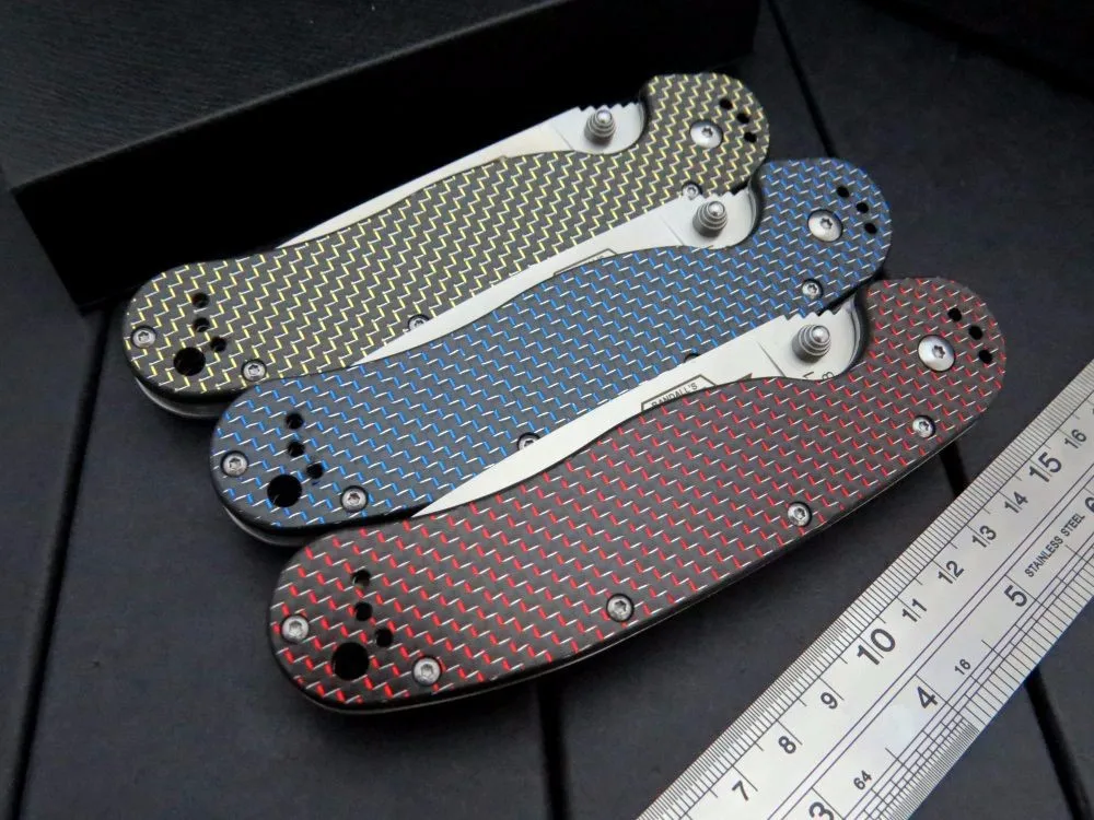 EF-R1 OEM складной тактический нож AUS-8 стальные ножи острые + углеродное волокно