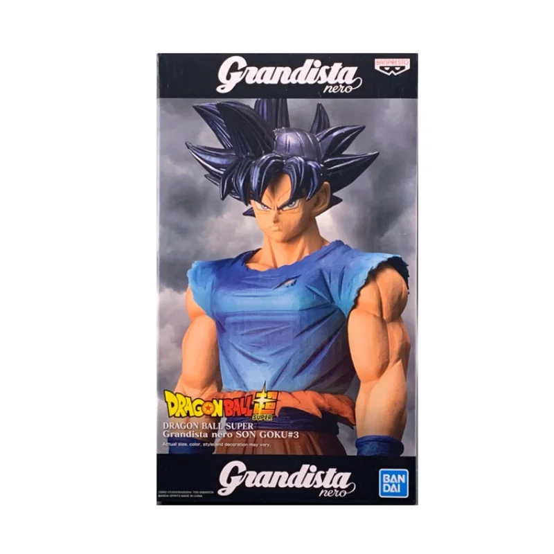

Original Bandai Anime Dragon Ball Grandista Nero Son Goku Ultra Instinct Scenery Figure A Birthday Gift for A Friend or Child