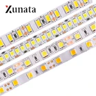 5 м 12 В Светодиодная лента гибкая светодиодная лента 60 светодиодовм 120 светодиодовм 240 светодиодовм Водонепроницаемая светодиодная лента SMD5050 5054 2835 5630 для декора