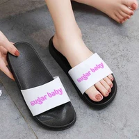 2021 hot fashion summer women slippers sandals sugar baby letters printed comfort ladies shoes female slippers sandals