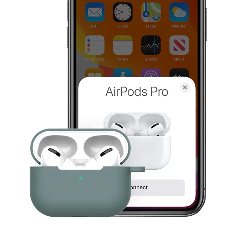 Liquid Soft Slicone Case For Apple Airpods 3 2 1 Pro Wireless Bluetooth Earphone Protection Cover Air Pods Charging Coque | Электроника