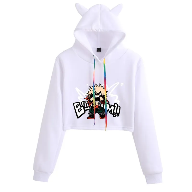 Толстовки с капюшоном в стиле аниме My Hero Academia Bakugo костюм кацуки для косплея Todoroki