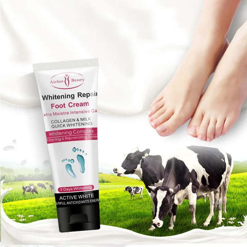 Отбеливающий Восстанавливающий омоложения кожи ног крем Отшелушивающий
