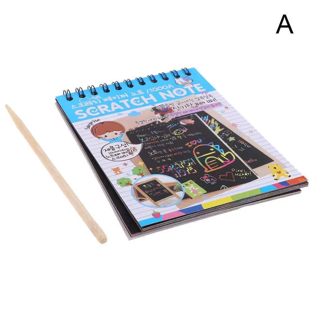 1 шт. Детский яркий альбом для рисования в виде рулона|Записные книжки| |