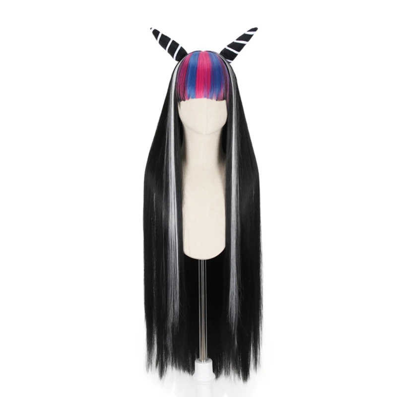 

Anime Dangan Ronpa Mioda Ibuki Long Wig Cosplay Costume Danganronpa Heat Resistant Synthetic Hair Women Cosplay Wigs