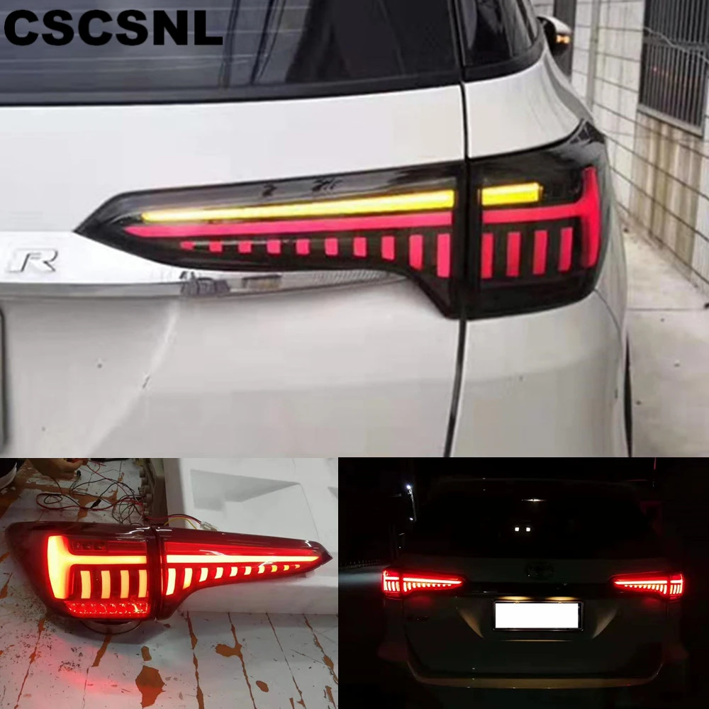 CSCSNL автомобильный Стайлинг для Toyota Fortuner задние фонари 2016 2017 2018 2019 динамический