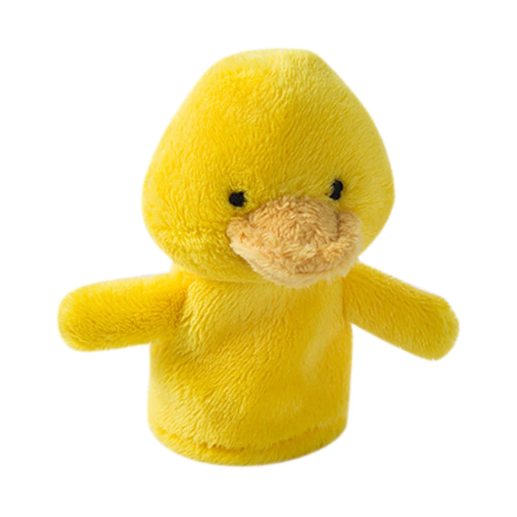 Детские животные-марионетки на пальцы Мягкая Плюшевая Кукла Мультяшные животные