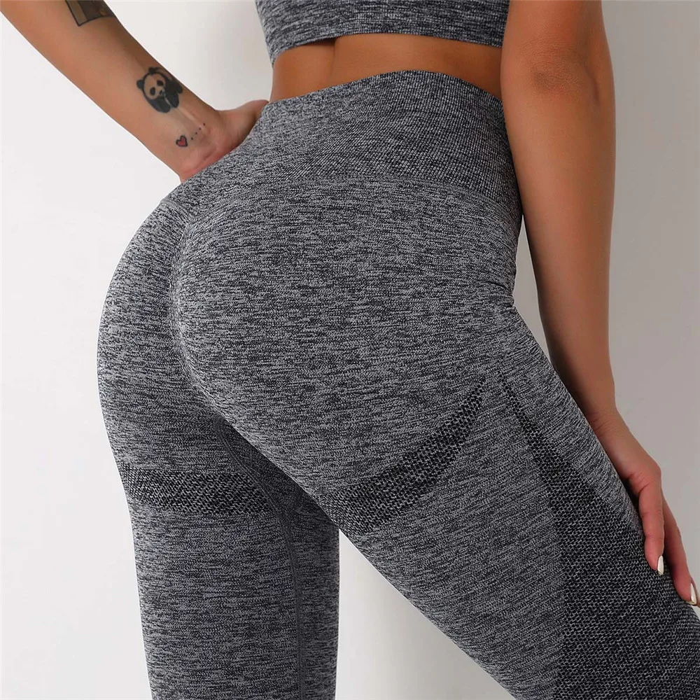 

Seamless Leggings Fitness Yoga Pants Women High Waist Tight Tummy Control Trousers Hip Lifting Gym Running Workout Sport Wear