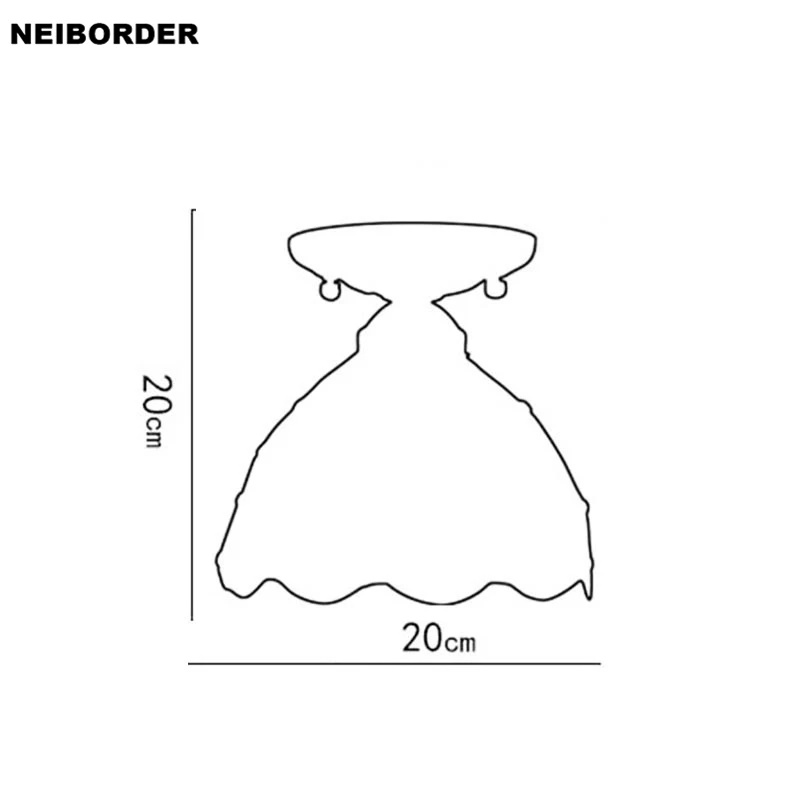 

Tiffany Style Stained Glass Lamp Shade Ceiling Light Mediterranean Baroque Art Aisle Loft Surface Mounted Home Lighting Fixtures