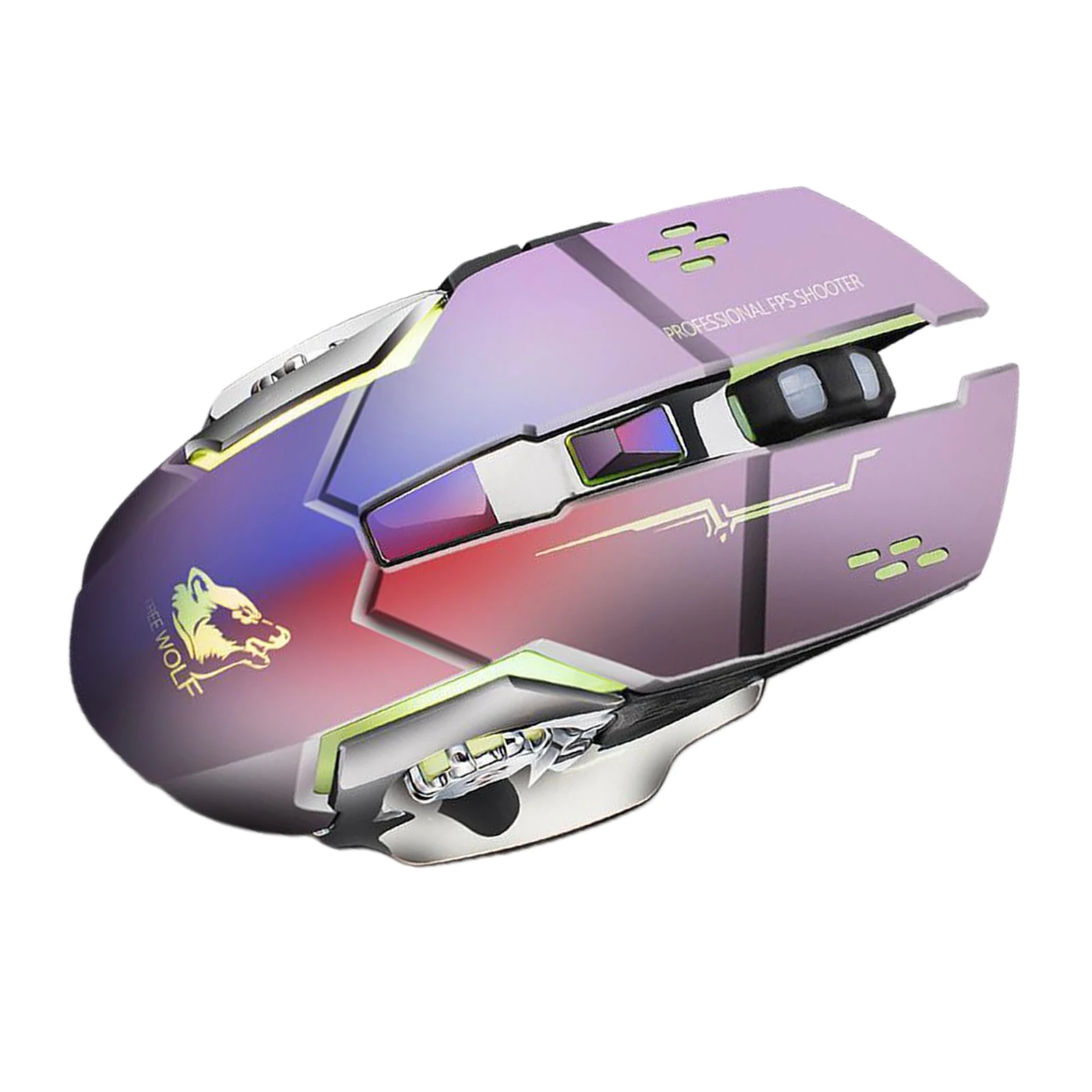 Игровой беспроводной дыхательный светильник USB компьютерная мышь для