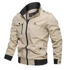 Модная мужская куртка, модная Повседневная ветровка, куртка, пальто для мужчин, Новинка весна-осень 2022, популярная верхняя одежда, облегающая военная куртка для мужчин