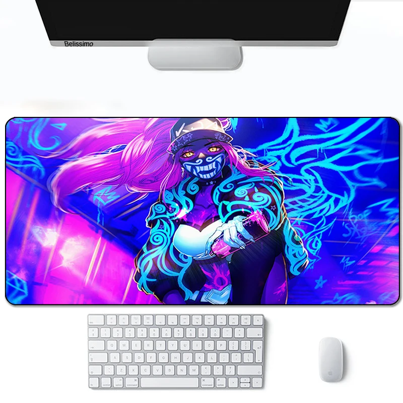

Mouse pad LOL KAD Gaming Pad Mouse Pad Large Oversize 900x400 Desk Mat Gamer Mousepad 80x40 Mousepad Gamer Accessories XXL Pad