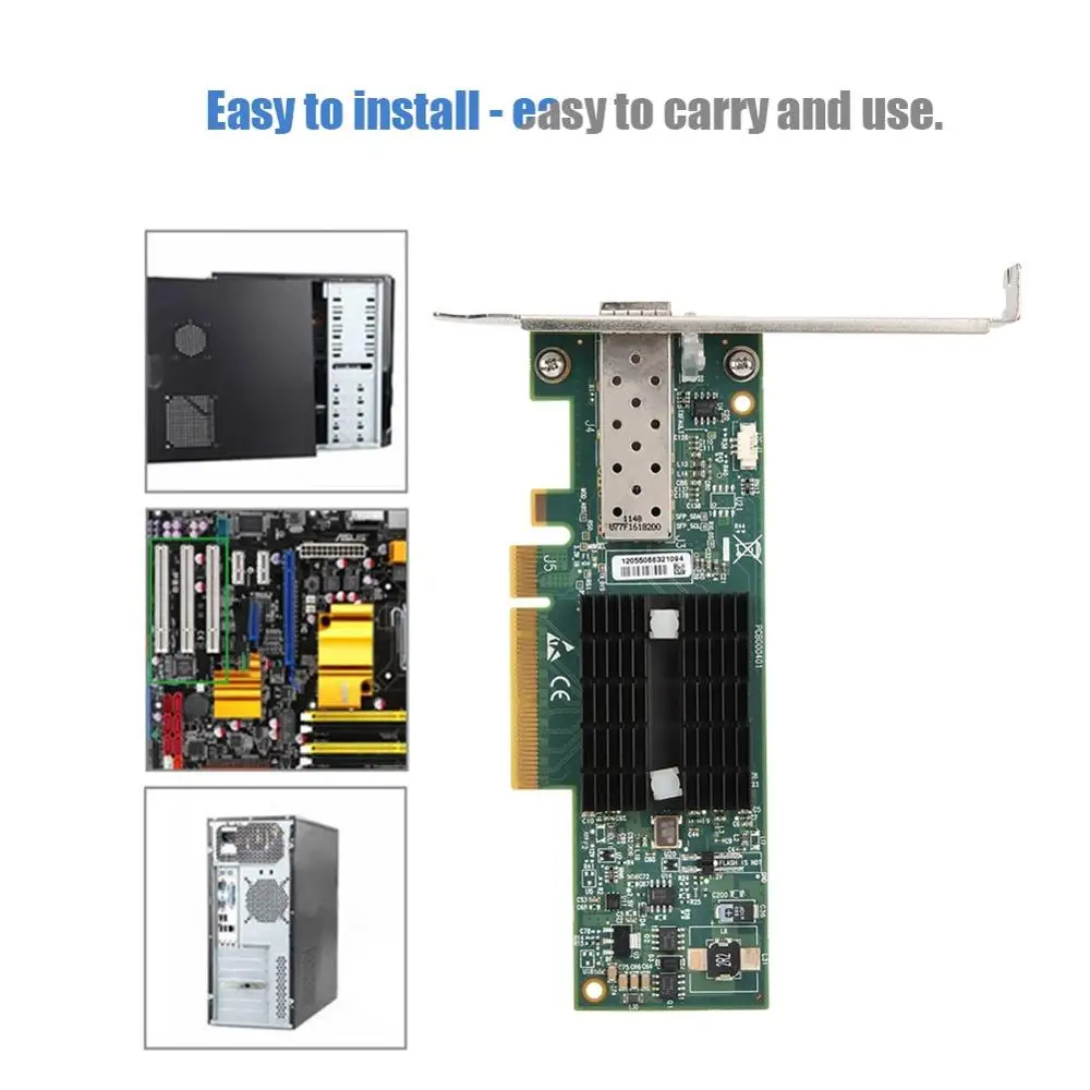 MNPA19-XTR 10GB MELLANOX CONNECTX-2 PCIE X8 10gbps SFP сетевая карта с кабелем Новинка