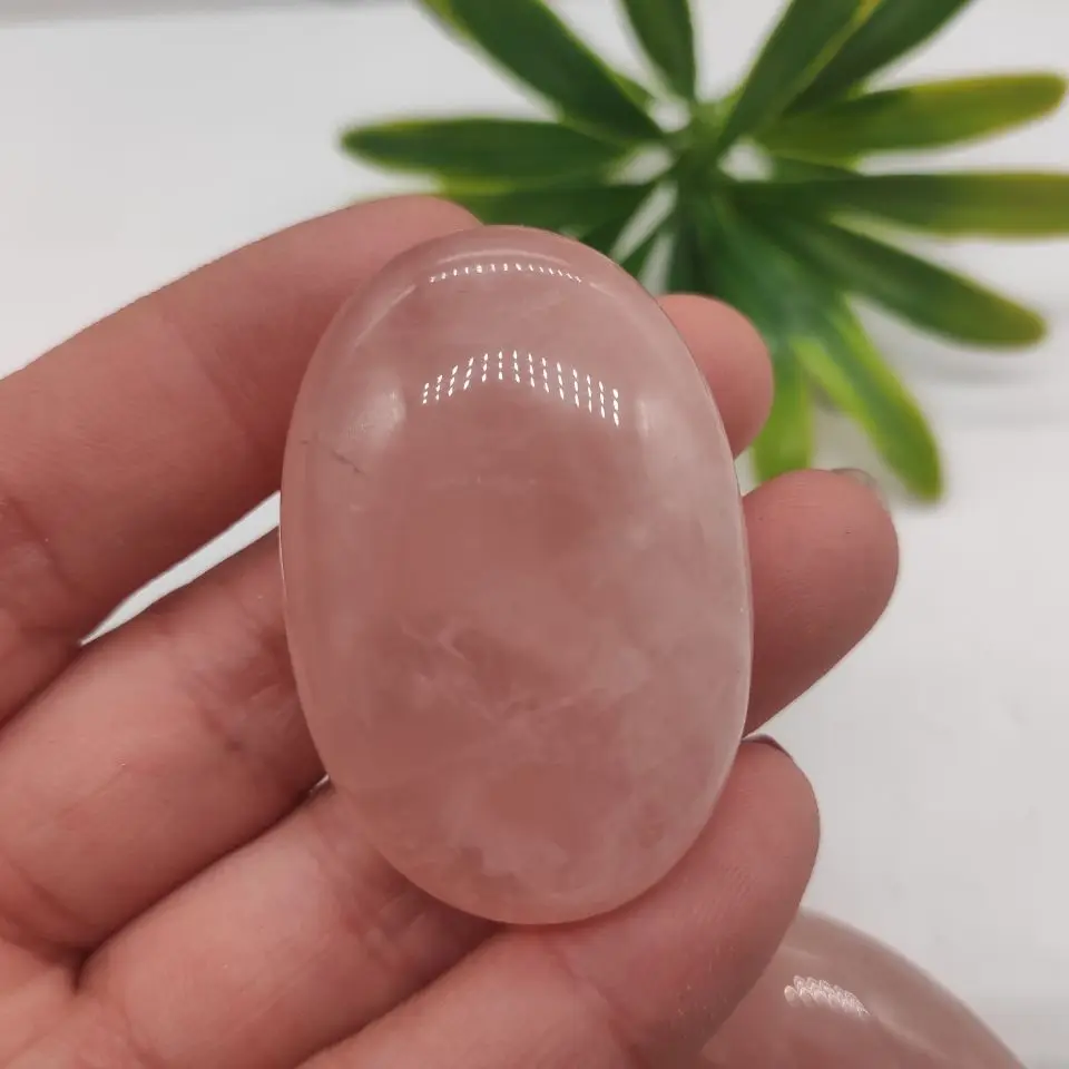 

1 шт.; Оптовая продажа; Детское нижнее белье натуральный розовый кристалл кварца ладони искусственно мятые массаж камни лечебные подарки на...