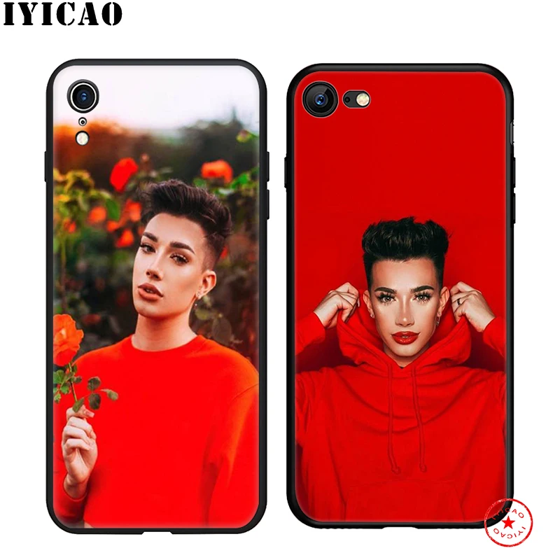 IYICAO James Charles Soft Case for iphone 11 Pro Xr Xs Max 6 6s 7 8 Plus 5 5s Se Silicone TPU |