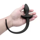 Анальная пробка для мужчин, мягкая силиконовая Анальная пробка для собак и хвоста, Анальная пробка для косплея, раба, стимулирующие простату игрушки для мужчин