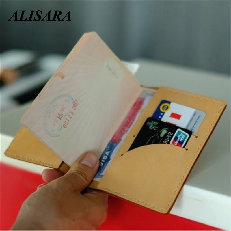 

Кошелек женский для паспорта, желтый Дорожный Чехол для документов, кредитница, портмоне ручной работы из натуральной кожи