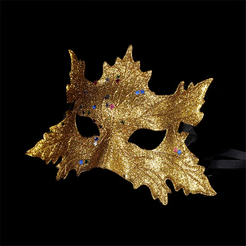 6 Цвет кленовые листья Маска венецианская вечерние Танцы половина уход за кожей