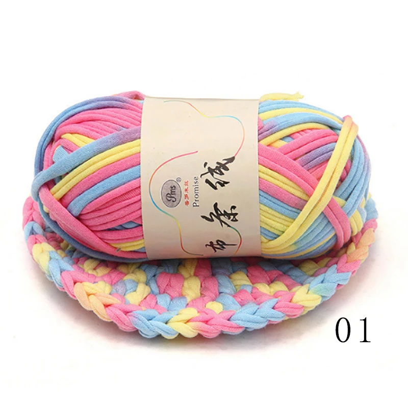 

100g Knit Yarn Linha De Croche Lanas Cloth Yarn for Hand Knitting Blanket Cushion 2cm 30m
