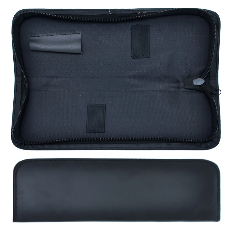 

Чехол для парикмахерских ножниц черные кожаные сумки для одиночных ножниц Парикмахерские ножницы держатель инструменты для укладки Набор ...