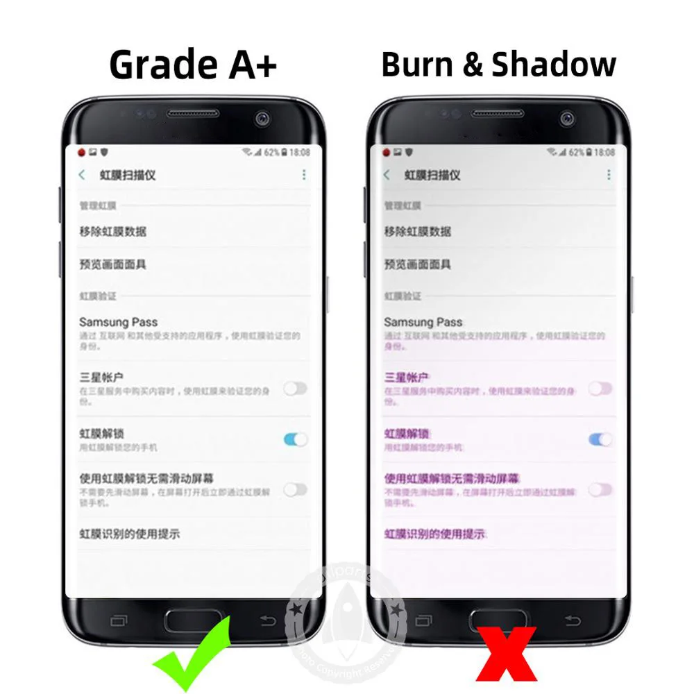 Оригинальный с рамкой G935 для samsung Galaxy S7 Edge Lcd AMOLED Замена дисплей сенсорный экран |