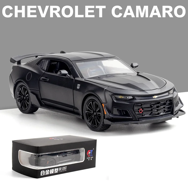 

Bisney 1:24 Chevrolet Camaro Alloy Sports Car Model Metal Diecast Toys Car Products for Children Adult Collect Decoration Gifts