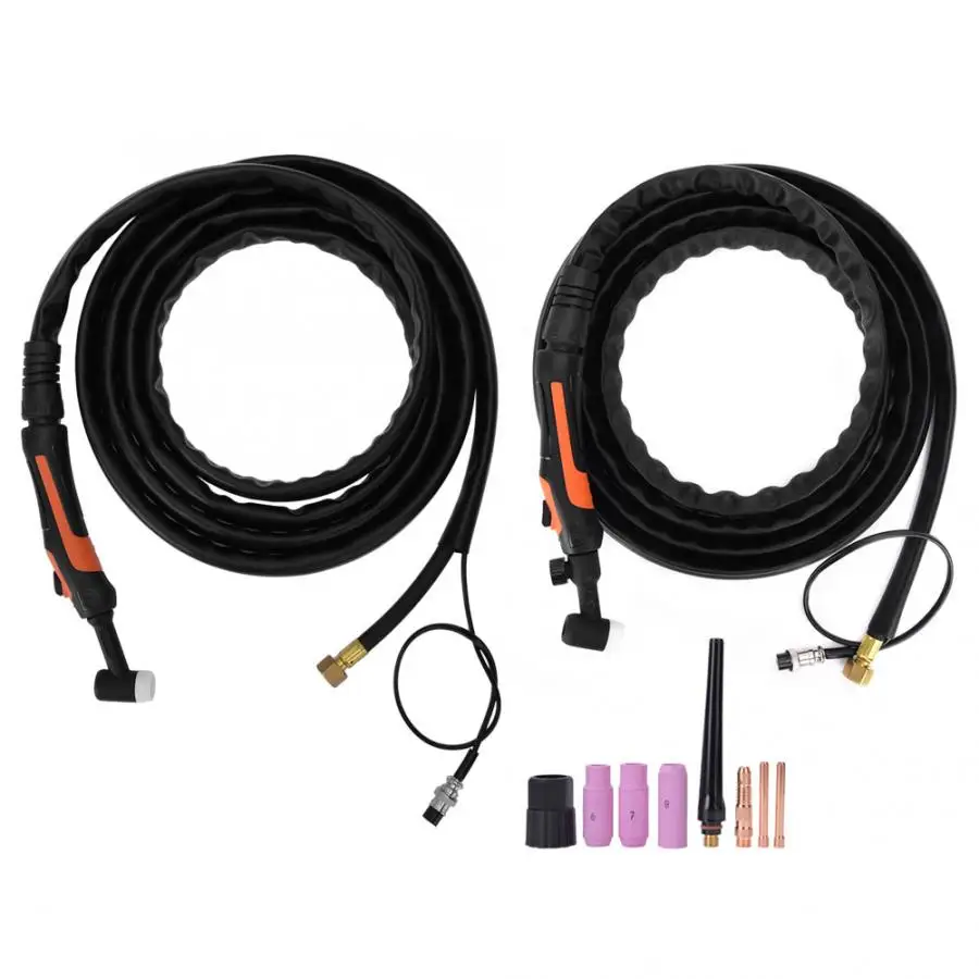 TIG17 Arc Welding Torch Set Tig Air Cooled Welder Complete 4M TIG Machine 140A | Инструменты