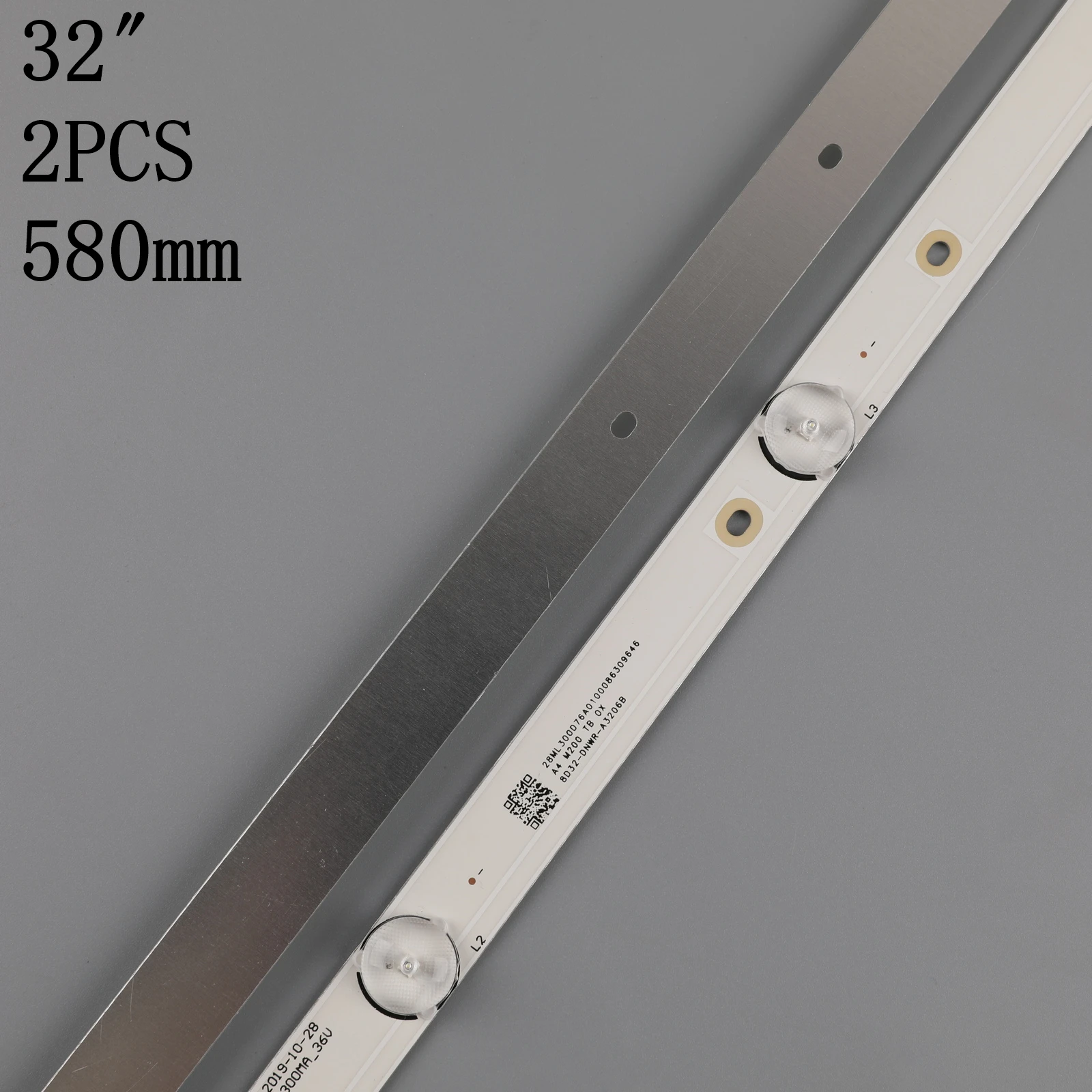 Светодиодная лента для подсветки телевизора 580 мм 6 лампочек фотосессия E348124 HM 32 В