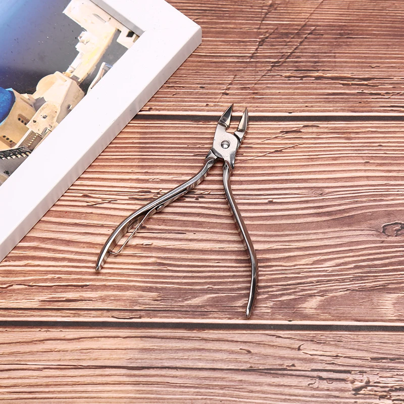 

1Pc Stainless Steel Nail Cuticle Scissors Dead Skin Scissor Nipper Manicure Pedicure Tools toe Nail Clipper 3colors