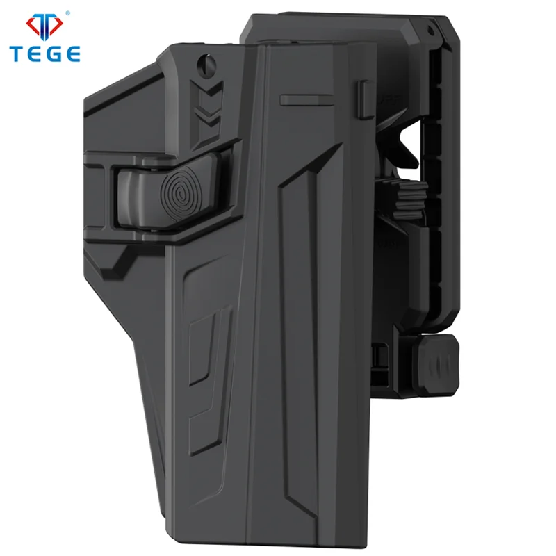 

TEGE Polymer Gun Holster For CZ P07 P09 Matched Two-in-one Belt Clip Attachment 360 Degree Rotatable Adjusting